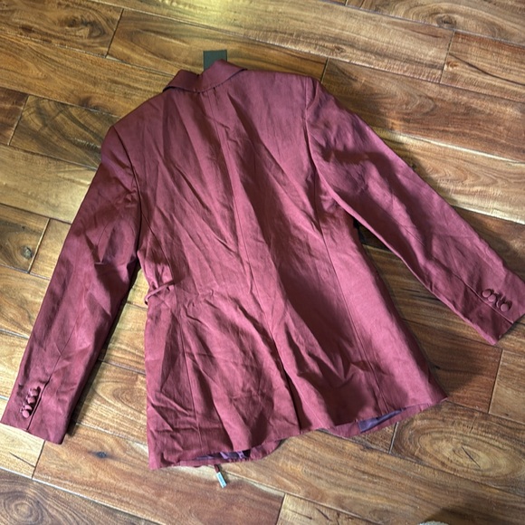 Halston Harper jacket in viscose linen, sz 6, NWT - Picture 12 of 12